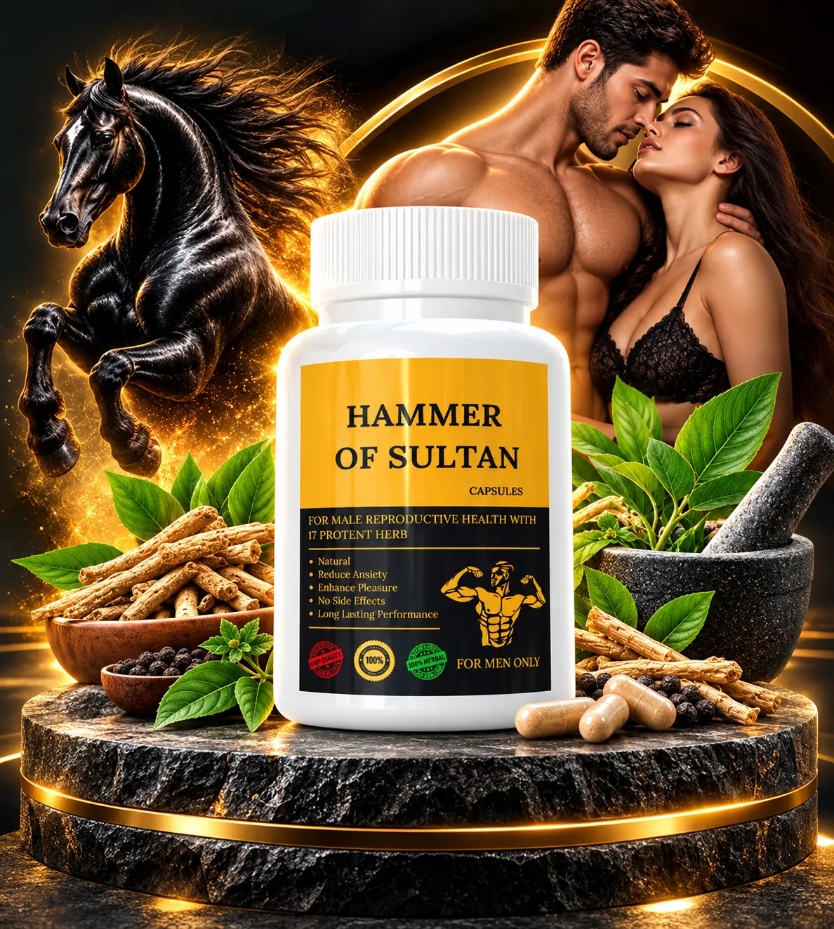 Hammer Of Sultan - Oil and Booster Capsules